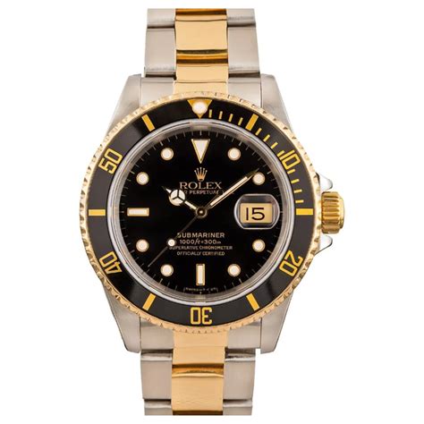 rolex submariner two tone white face|Rolex 16613 vs 16613t.